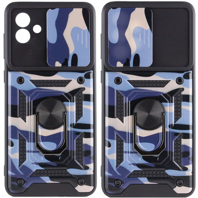 Чохол накладка Serge Ring Camshield Camo Samsung A045 (A04) Фіолетова