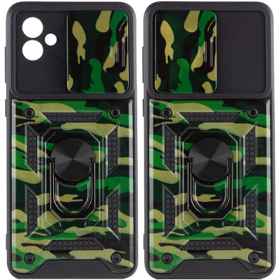 Чохол накладка Serge Ring Camshield Camo Samsung A045 (A04) Зелена