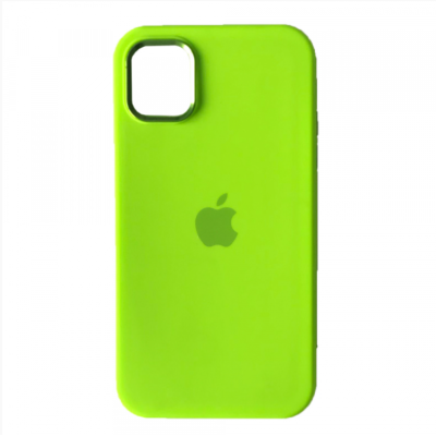 Чохол накладка HC Metal Frame iPhone 11 Зелена (Party Green) Square Side