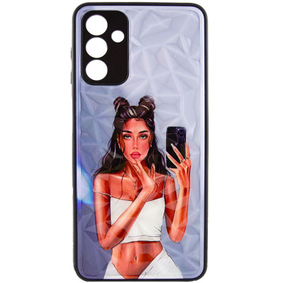 Чохол накладка Prisma Ladies Samsung A145 (A14) Чорне в білому