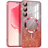 Накладка Cosmic Shiny Magnetic Samsung S921 (S24) Красная