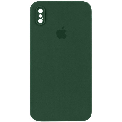 Чохол накладка HC iPhone XS Max Зелена/Cyprus green Square Full