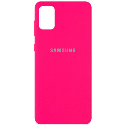 Чехол накладка HC Samsung A025 (A02s) Розовая (Barbie Pink)