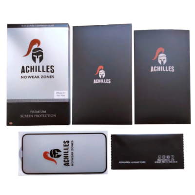 Захисне скло Achilles 5D iPhone 14 Pro Max Чорне