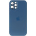 Чохол накладка Sapphire Matte iPhone 12 Синя /Navy Blue