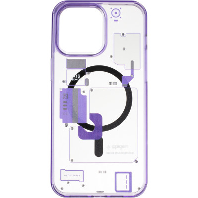 Чохол накладка Spigen MagSafe Diagram iPhone 15 Pro Фіолетова