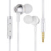 Провідні вакуумні навушники Remax RM-610D Earphone Silver, сірий