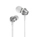 Провідні вакуумні навушники Remax RM-610D Earphone Silver, сірий